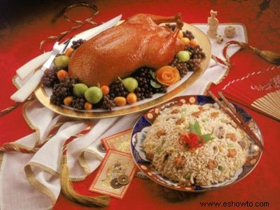 Alimentos simbólicos del año nuevo chino 