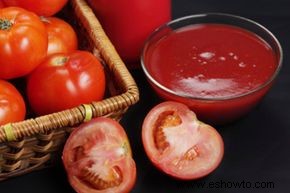 Ahorra contra derrocha:salsas de tomate elegantes 