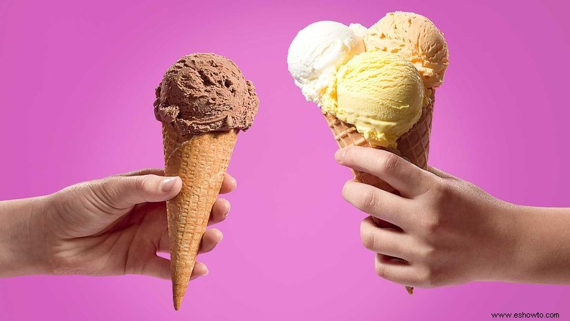 ¿Cuál es la diferencia entre helado, gelato, yogur helado y natillas? 