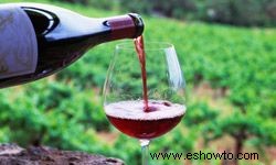 5 datos nutricionales del vino tinto 