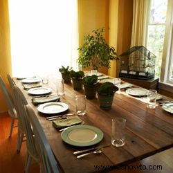 5 ideas para decorar la mesa de una cena 