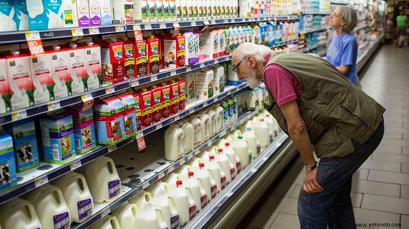 ¿Qué porcentaje es la leche entera? 