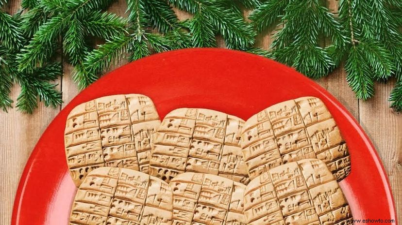 ¡Galletas cuneiformes justo a tiempo para las fiestas! 