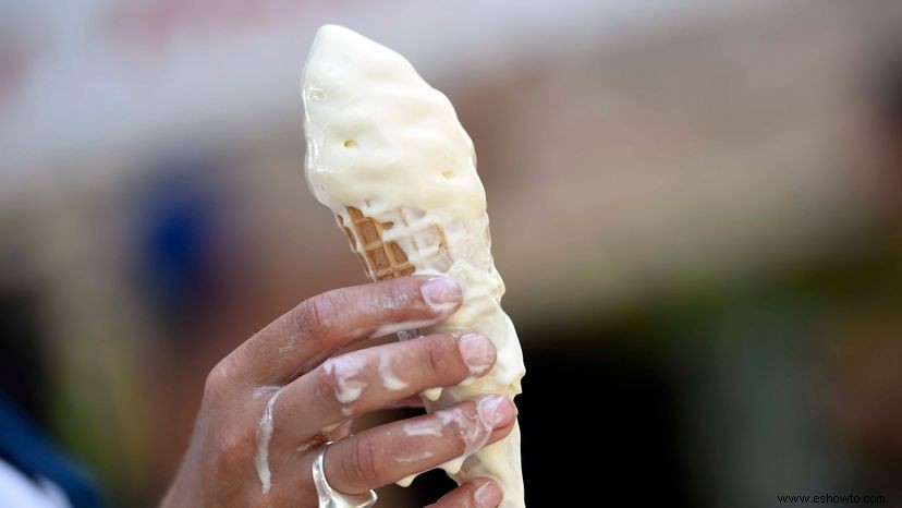Científicos japoneses inventan helado que no se derrite 