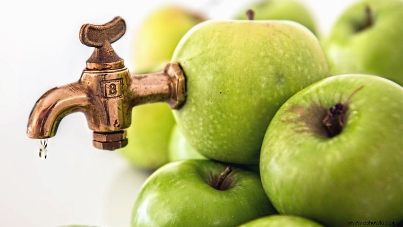 ¿Cuál es la diferencia entre el jugo de manzana y la sidra de manzana? 
