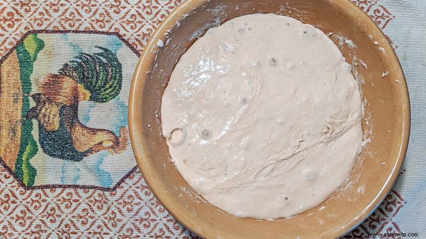 Cómo hacer un iniciador de masa fermentada desde cero 