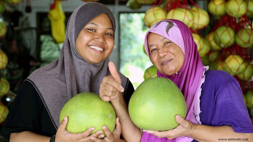 Los pomelos son como pomelos con esteroides 