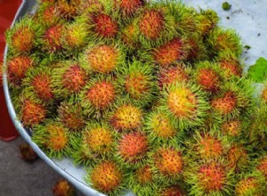 El rambután es el primo más peludo de la fruta del lichi 