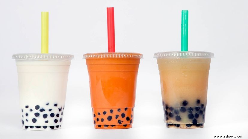 ¡Santas bolas de tapioca! Su té Boba 