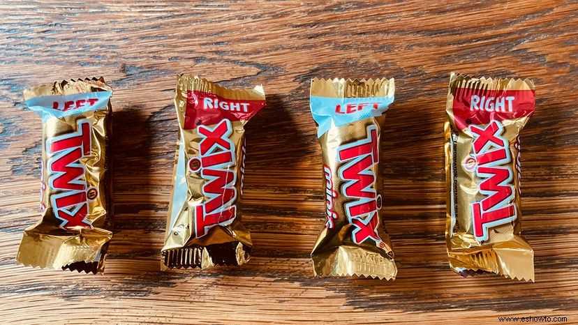 ¿Existe realmente una diferencia entre el Twix izquierdo y derecho? 