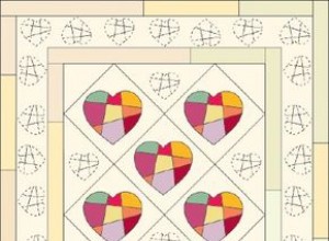 Patrón Gratuito de Edredón de Boda  Crazy in Love : Diseño Romántico con Corazones