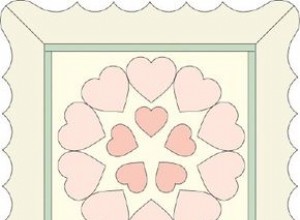 Patrón Gratuito: Corazones Acolchados para Almohada con Bloque Heart Wreath
