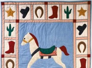 Patrón de Colcha Home on the Range: Diseño Occidental Auténtico de 44 x 53 Pulgadas