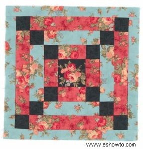 Quilt Block Chimeneas y Piedras Angulares 