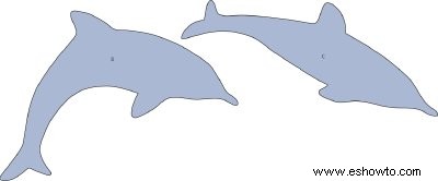 Patrón de colcha de sueño de delfín 