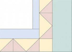 Patrón de Borde para Colcha con Triángulos: Elegante y Fácil de Coser