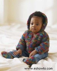 Patrones fáciles de tejer para bebés 