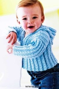 Patrones de tejido de suéteres de bebé gratis 