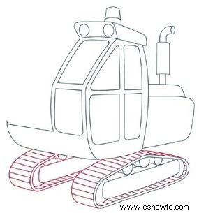 Cómo dibujar vehículos de construcción 