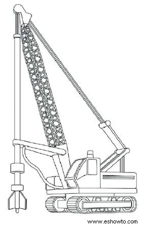 Cómo dibujar vehículos de construcción 