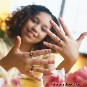 Cómo hacer anillos con cuentas 