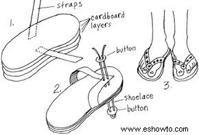 Cómo hacer zapatos para niños 