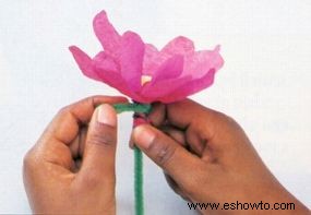Cómo hacer flores de papel 