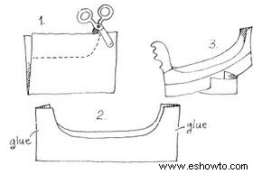 Cómo hacer una góndola de papel 