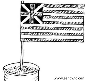 Artesanías y actividades de la bandera estadounidense 