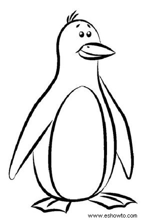 Cómo dibujar un pingüino en 5 pasos 