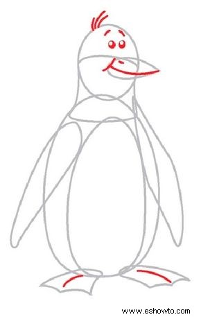 Cómo dibujar un pingüino en 5 pasos 