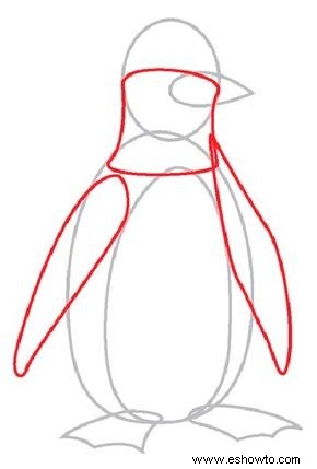 Cómo dibujar un pingüino en 5 pasos 