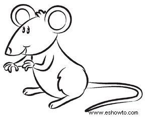 Cómo dibujar un ratón en 4 pasos 