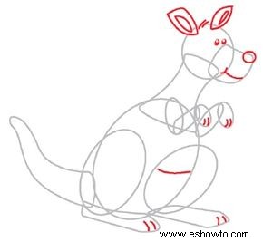 Cómo dibujar un canguro en 5 pasos 