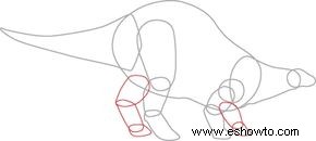 Cómo dibujar estegosaurio en 7 pasos 