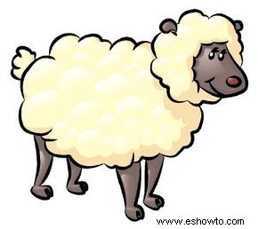Cómo dibujar una oveja en 4 pasos 