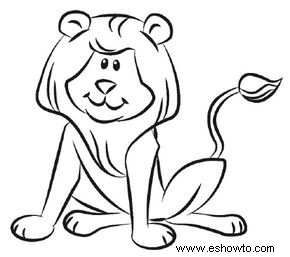 Cómo dibujar un león en 5 pasos 