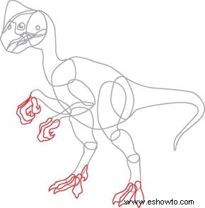 Cómo Dibujar Oviraptor en 7 Pasos 