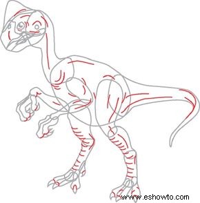 Cómo Dibujar Oviraptor en 7 Pasos 