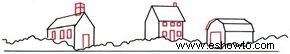 Cómo Dibujar un Pueblo en 5 Pasos 