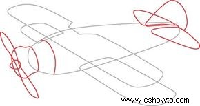 Cómo dibujar biplanos en 7 pasos 