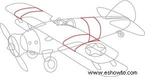 Cómo dibujar biplanos en 7 pasos 