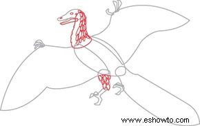 Cómo dibujar Archaeopteryx en 7 pasos 