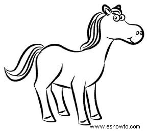 Cómo dibujar un caballo en 5 pasos 