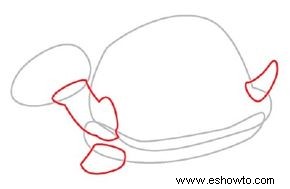 Cómo dibujar una tortuga en 5 pasos 