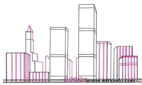 Cómo dibujar un paisaje urbano en 5 pasos 