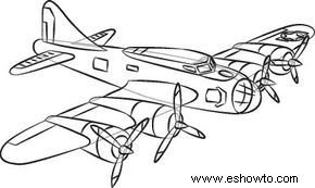 Cómo dibujar aviones de la Segunda Guerra Mundial en 7 pasos 