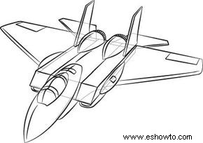 Cómo dibujar jets en 6 pasos 