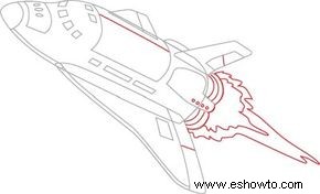 Cómo dibujar transbordadores espaciales en 7 pasos 
