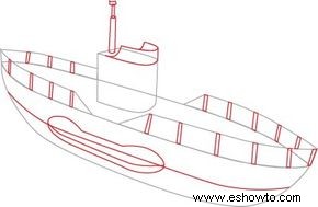 Cómo dibujar submarinos en 6 pasos 